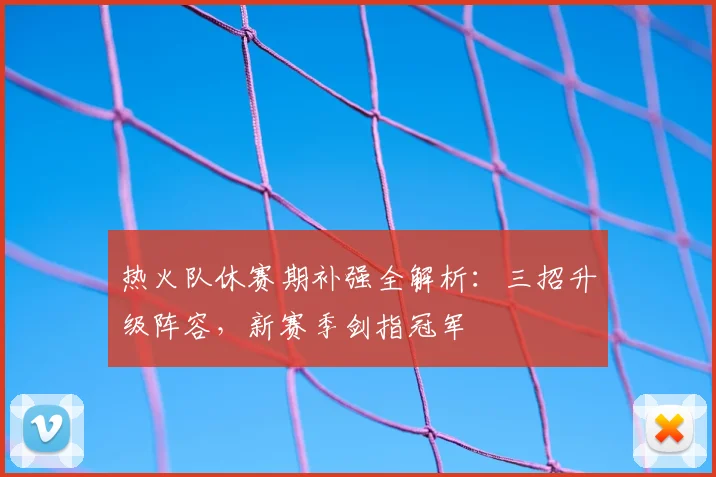 热火队休赛期补强全解析：三招升级阵容，新赛季剑指冠军